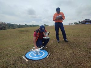Pelatihan drone on site